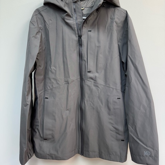 Tentree Charcoal Raincoat - Picture 1 of 8